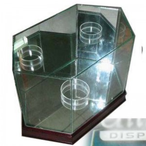 Octagon de sticlă de fotbal din sticlă